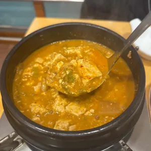 청국장과보리밥 사진