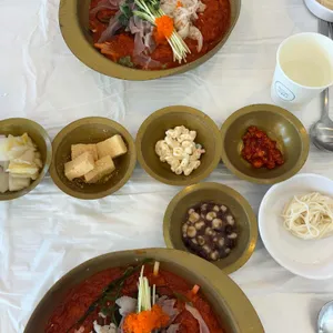 청초수물회 사진