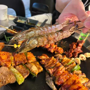 꼬치는 밤 사진