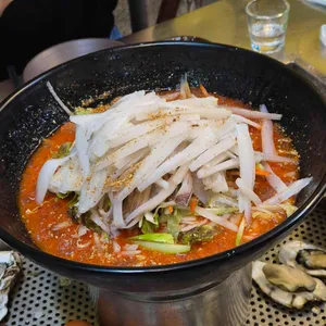 산오징어비빔회양푼무침 사진