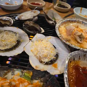 대왕조개구이 사진