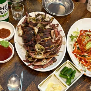 청송 산오징어 사진