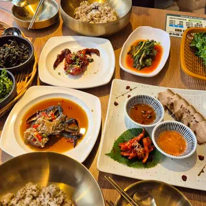 꽃게주는보리밥 사진