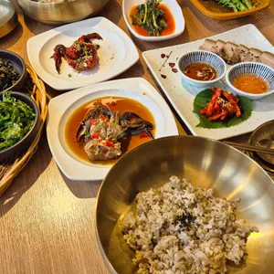 꽃게주는보리밥 사진