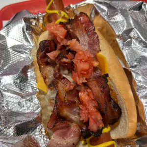 핑크스핫도그 사진