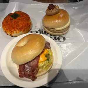 오렌지베이글 사진