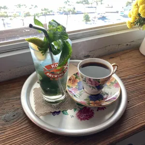 카페여수에서 사진