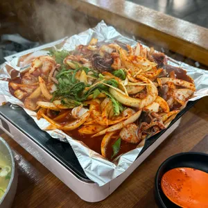 공주 얼큰이 칼국수 쭈꾸미 사진