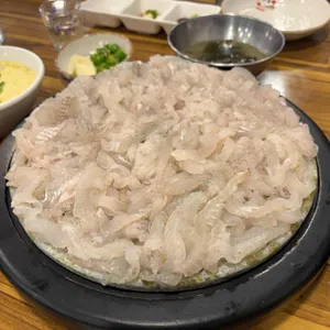 울산정자참가자미 사진