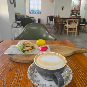 아날로그 커피 사진