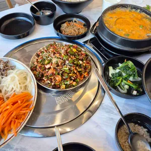 효자동솥뚜껑&보리밥 사진