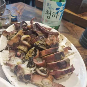 청송 산오징어 사진