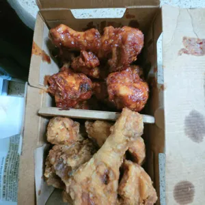 교촌치킨 리뷰 사진