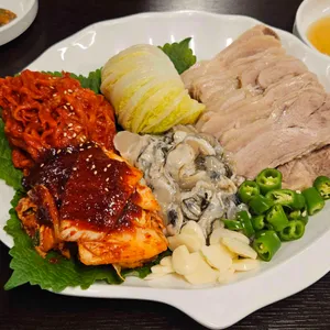 조개우물보쌈 사진