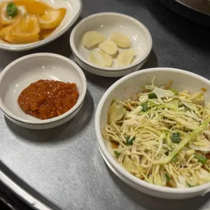 등갈비랑 꼬들살이랑 사진