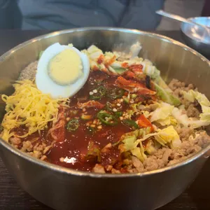 평이담백뼈칼국수 사진