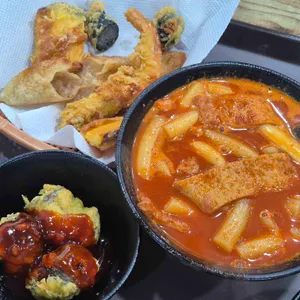 짱떡볶이햄버거 사진