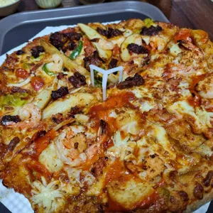 도미노피자 리뷰 사진