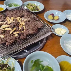 언양 기와집 불고기 사진