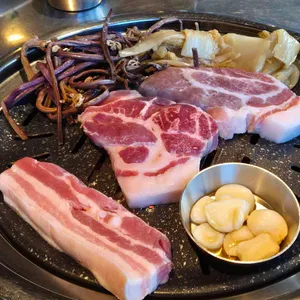 바다를 본 돼지 사진