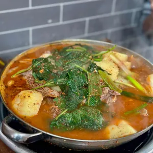 송파감자국 사진