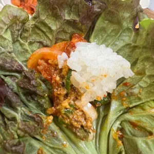 개화우렁쌈밥 사진