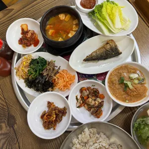 방가보리밥 사진