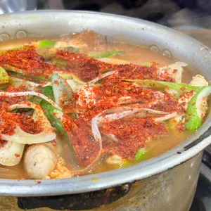 시골식당 사진