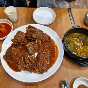 크라운감자탕 사진