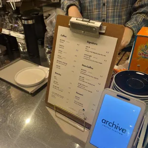 아카이브 커피 스테이션 리뷰 사진