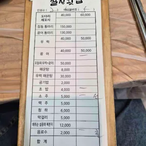 칠성횟집 리뷰 사진