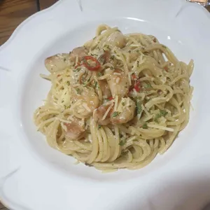 스파게티가있는풍경 사진