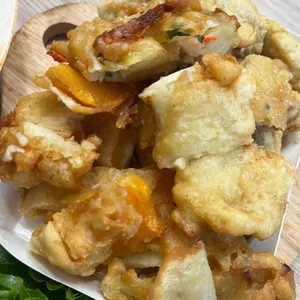 옛날 땡땡이 상추튀김 사진