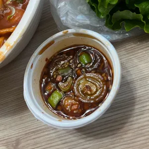 옛날 땡땡이 상추튀김 사진