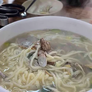 백령도 바지락 칼국수 사진