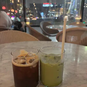 카페 드로잉 사진