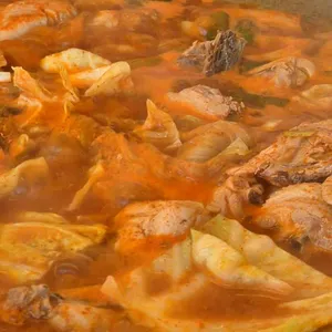 솥뚜껑 닭볶음탕 사진 1