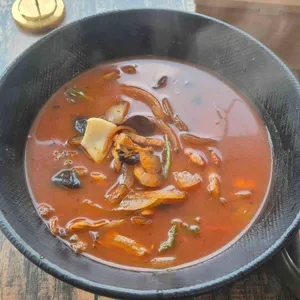 불에 젖은 짬뽕 사진