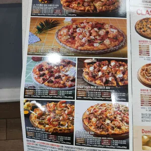 도미노피자 리뷰 사진