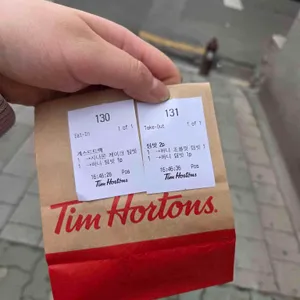 팀홀튼 리뷰 사진