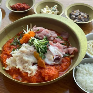 청초수물회 사진