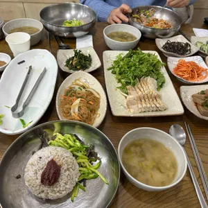 서석들보리밥쌀밥 사진