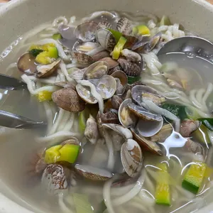 백령도 바지락 칼국수 사진