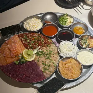 합정 뭉티기 사진