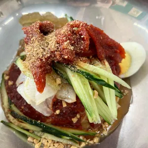 황남밀면 사진
