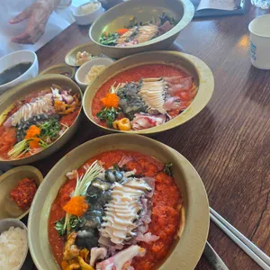 청초수물회 대표 사진