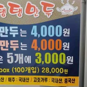 탱탱만두 리뷰 사진