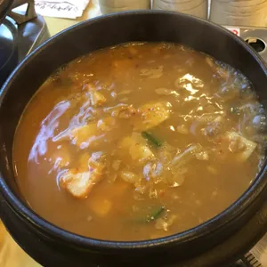 청국장과보리밥 사진