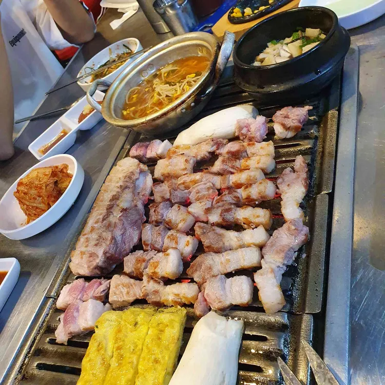 연탄구이식객 사진