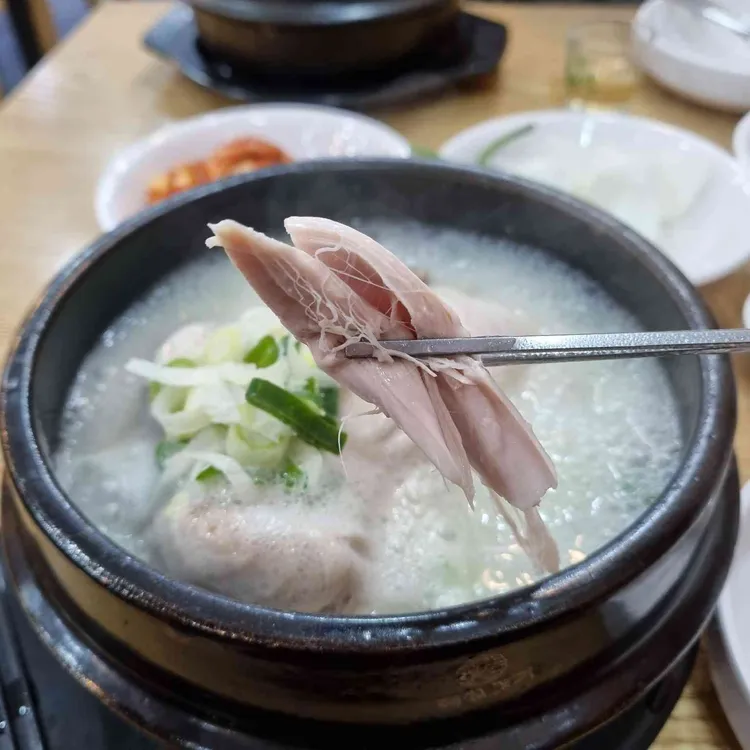 심마니 한방 삼계탕 사진